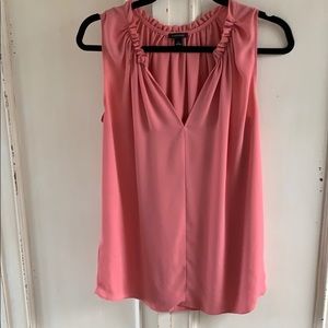 Ann Taylor bright peach top